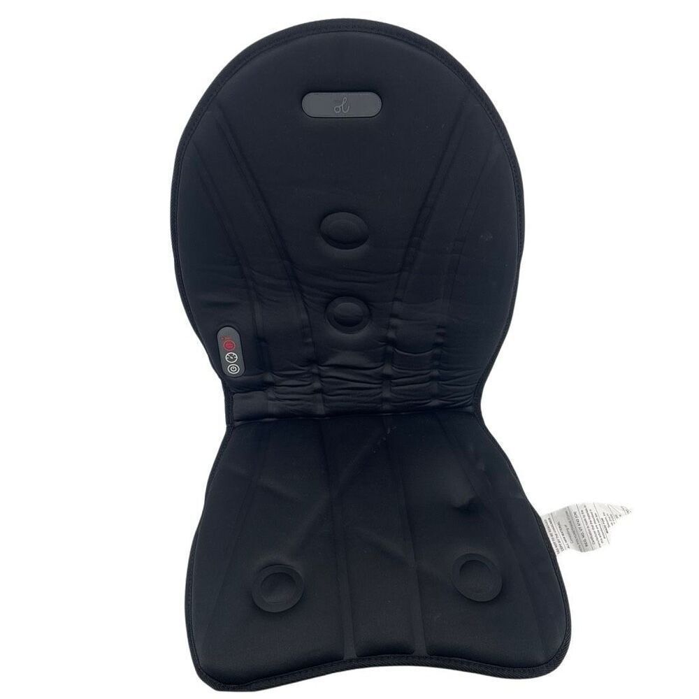 Vie Oli Black USB Heated & Vibrating Back Massage Cushion – Back Pain Relief